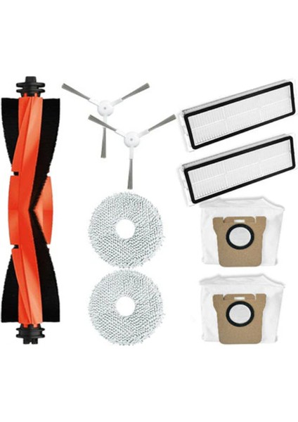 Omni Robot Vakumlu Paspas 2 C102CN Aksesuarları Için 9 Adet Yedek Parça Ana Yan Fırça Filtre Toz Torbası (Yurt Dışından) indirimleri