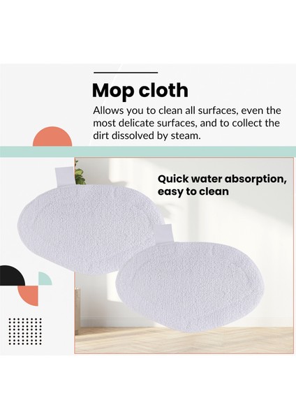 Smart 40 Buharlı Temizleyici SV400 SV420 Frescovapor Bezi Için 4 Adet Paspas Bezi (Yurt Dışından) fırsatları