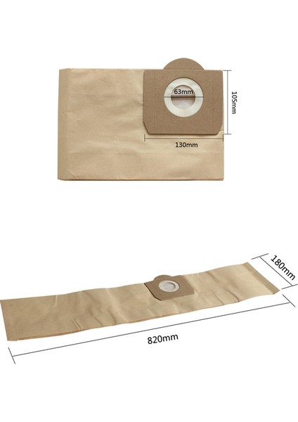 5 Paket Elektrikli Süpürge Aksesuarları Toz Torbası Kağıt Çöp ZR814 (Yurt Dışından) fiyatları