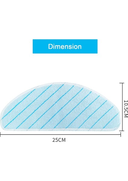 Yıkanabilir Paspas Pedleri T9+ T9 + Max Power Robot Süpürge Için Yedek, 8'li Paket (Yurt Dışından) fiyatları