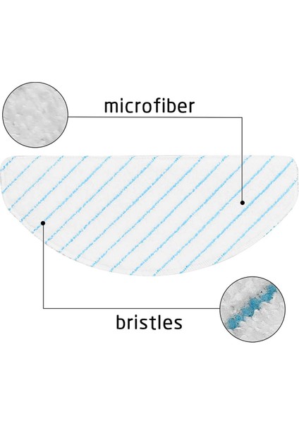 Ozmo T8 Max T9 + Elektrikli Süpürge Parçaları Için 50 Adet Tek Kullanımlık Güçlü Bez Paspas Bezi Pedleri (Yurt Dışından) indirimleri