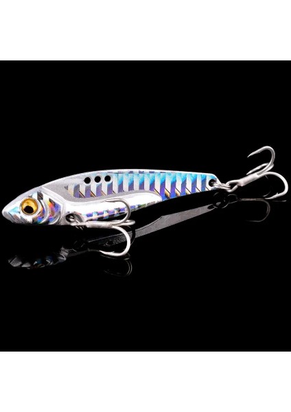 Metal Vib Bıçak Cazibesi yüksek kalite 25G-8CM Gümüş Batan Titreşim Yemler Vibe Bas Pike Balıkçılık Için Swimbait Balıkçılık Lures