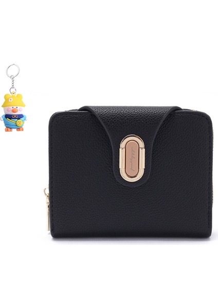 Cüzdan Kadın Kısa Fermuar Toka Niche Kadın Katlanır Kadın Clutch (Yurt Dışından)