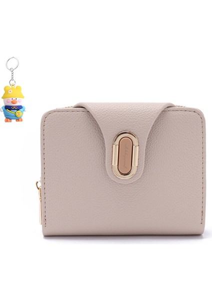 Cüzdan Kadın Kısa Fermuar Toka Niche Kadın Katlanır Kadın Clutch (Yurt Dışından)