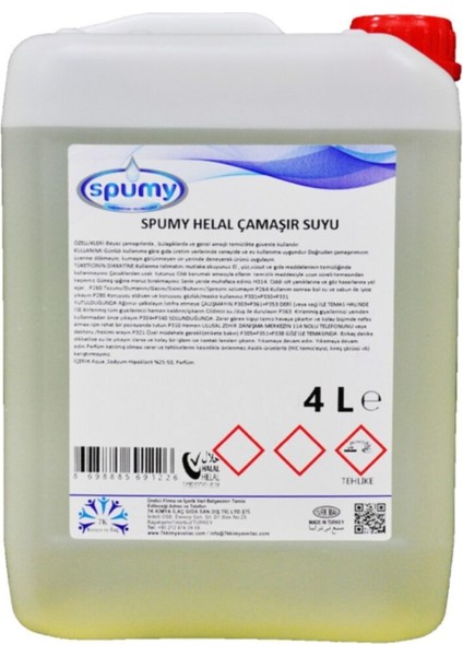 Çamaşır Suyu 4 Lt