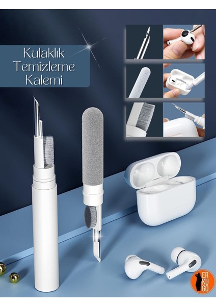 Airpods Bluetooth Kulaklık Temizleyici Elektronik Ürün Telefon Temizleme Kiti