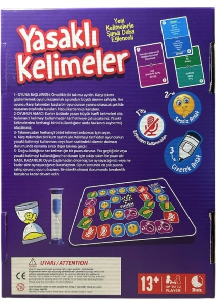 Yasaklı Kelimeler Kutu Oyunu – Eğlenceli ve Zekâ Yoran Bir Parti Oyunu fiyatları
