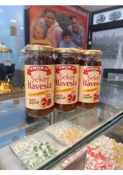 Şeker İlavesiz Kayısı Reçeli 270 gr 1 Adet