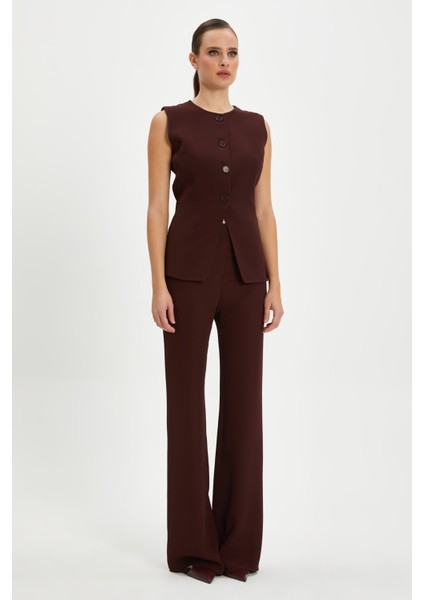 Kadın Minimalist Düz Kesim Pantolon - Modern ve Konforlu Tasarım - Ofis ve Günlük Kullanımlar Için Ideal fiyatları