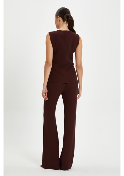 Kadın Minimalist Düz Kesim Pantolon - Modern ve Konforlu Tasarım - Ofis ve Günlük Kullanımlar Için Ideal modelleri