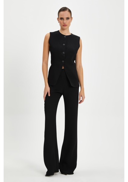 Kadın Minimalist Düz Kesim Pantolon - Modern ve Konforlu Tasarım - Ofis ve Günlük Kullanımlar Için Ideal fiyatları