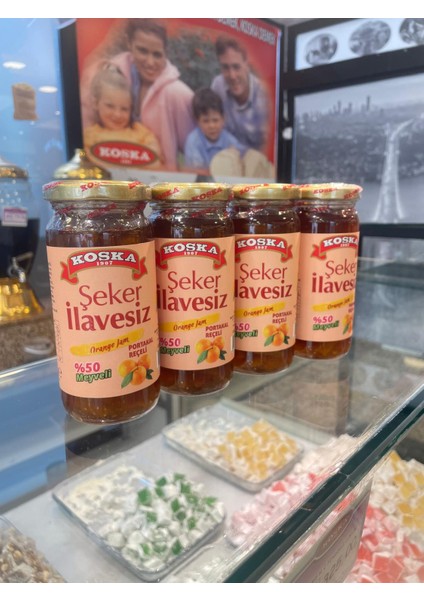 Şeker İlavesiz Portakal Reçeli 270 gr Koli 12 Adet modelleri