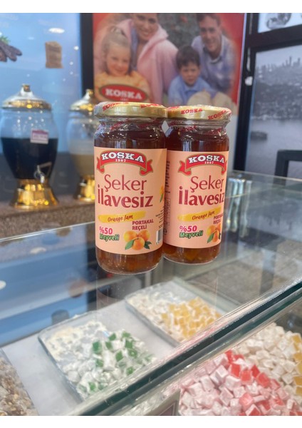 Şeker İlavesiz Portakal Reçeli 270 gr Koli 12 Adet fırsatları