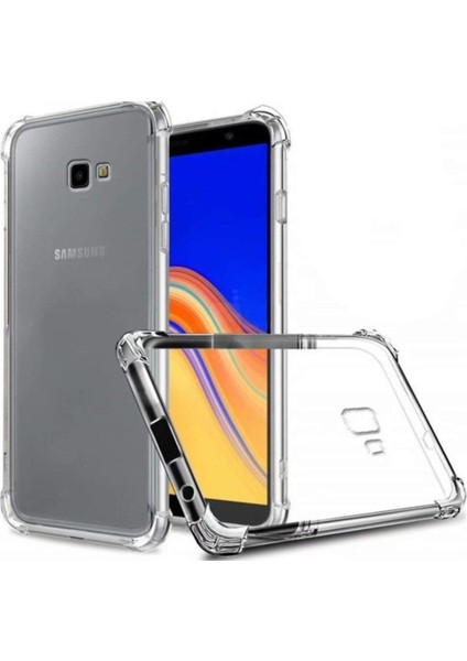 Samsung Galaxy J4 Plus Premium Silikon Kılıf Şeffaf