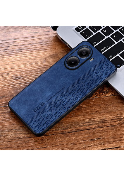 Poco X7 Pro Kabartmalı Desen Retro Pu Cep Telefonu Kılıfı (Yurt Dışından)