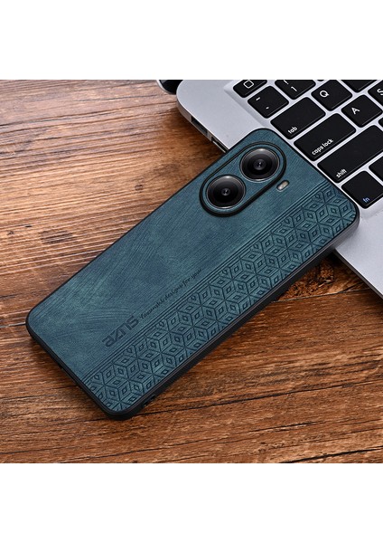 Poco X7 Pro Kabartmalı Desen Retro Pu Cep Telefonu Kılıfı (Yurt Dışından)