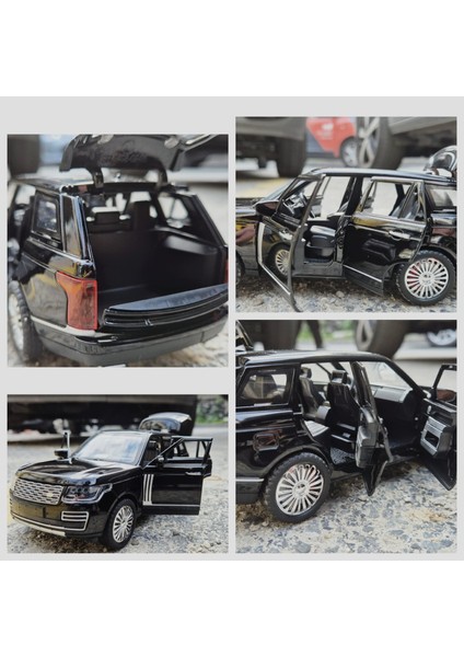 Model Oyuncak Araba Range Rover & Land Rover Diecast 1.24 Koleksiyon Metal 21 cm Işıklı&sesli fırsatları