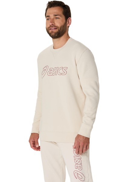 Asics Sweatshirt Erkek Krem Sweatshirt 2031E192-200 fiyatları