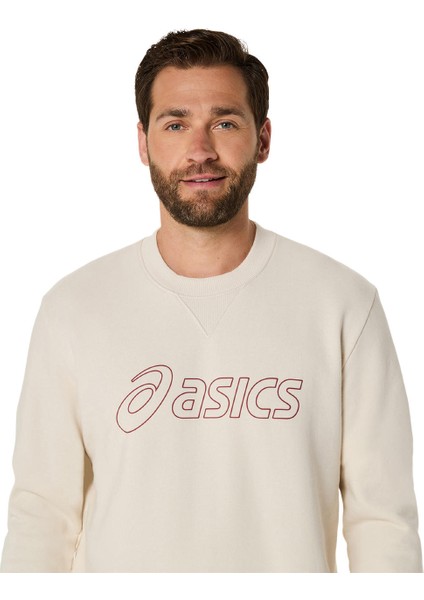 Asics Sweatshirt Erkek Krem Sweatshirt 2031E192-200 fırsatları