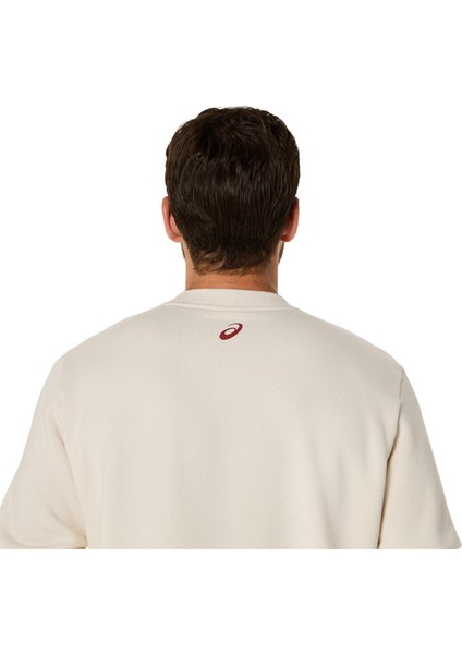 Asics Sweatshirt Erkek Krem Sweatshirt 2031E192-200 indirimleri