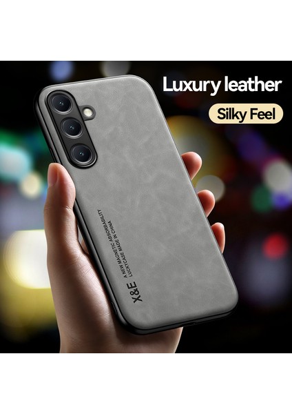 Samsung Galaxy S25 Ultra Cilt Hissi Araba Manyetik Emme Cep Telefonu Kılıfı (Yurt Dışından)