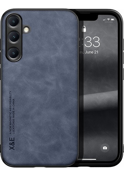 Samsung Galaxy S25 Cilt Hissi Araba Manyetik Emme Cep Telefonu Kılıfı (Yurt Dışından)