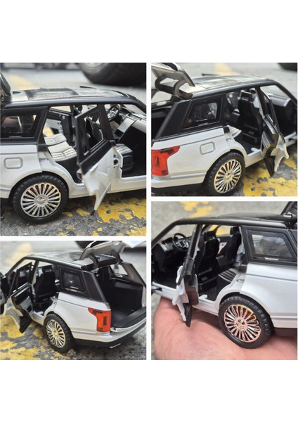 Model Oyuncak Araba Range Rover & Land Rover Diecast 1.24 Koleksiyon Metal 21 cm Işıklı&sesli fırsatları