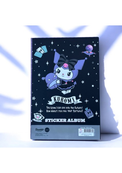 Gotik Siyah Kuromi Sticker Albümü → Kuromi Karanlık Mistik Sticker Defteri - Fal ve Sihir Temalı Koleksiyon modelleri