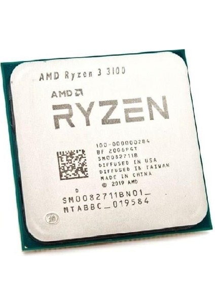 Ryzen 3 3100 18MB 4çekirdekli VGA Yok Am4 65W Kutusuz+Fansız
