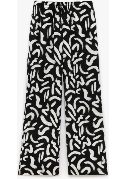 Beli Bağcıklı Düz Paça Viskon Yazlık Pantolon fırsatları