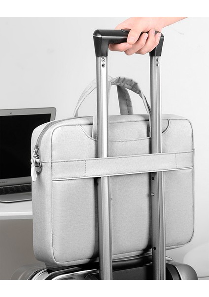 Bilgisayar Çantası Omuz Çantası 17.3 Inç Laptop Çantası 5 Ayrı Bölmeli Dahili Peluş Hava Yastığı (Yurt Dışından) fiyatları
