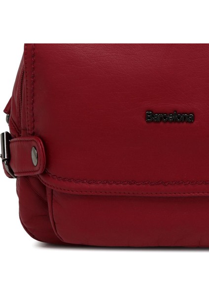 Yıkama Deri Hem Sırt Hem Omuz Kadın Çantası 21K Barcelona 1606 fiyatları