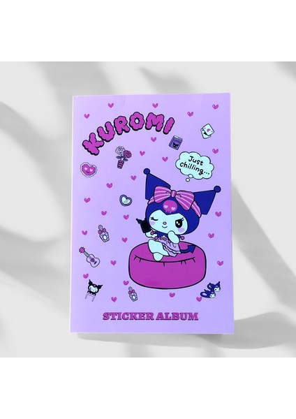 Kuromi & Sanrio Kawaii Sticker Albümü - Kuromi