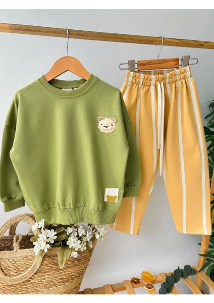 Ayıcık Armalı Jogger Pantolon Takım