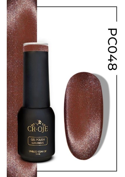 Pearl/Saydam Cat Eye Kalıcı Oje- PC048 (5 ml)