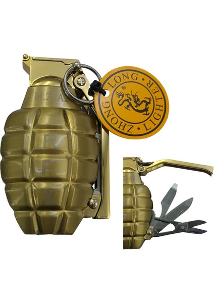 SLH-618 Sarı El Bomba Şekilli Çakmak