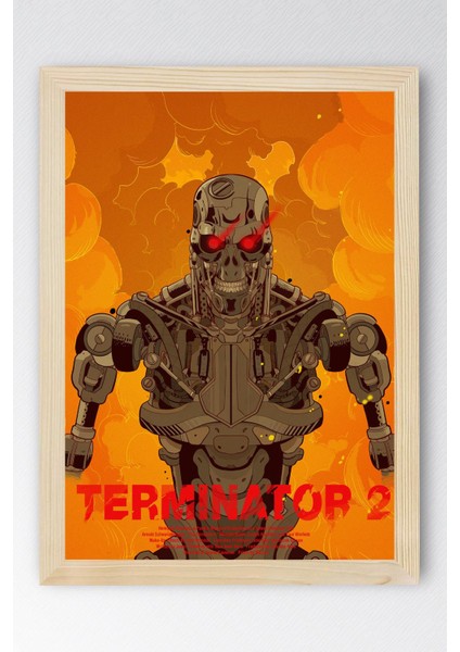 Terminator Çerçeveli Tablo - Terminatör Film Posteri Tablo