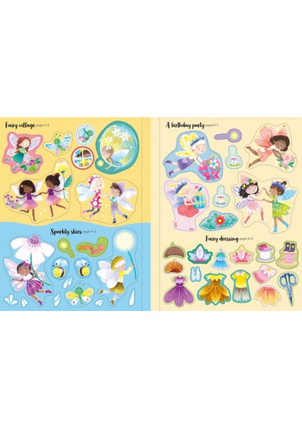 First Sticker Book Sparkly Fairies