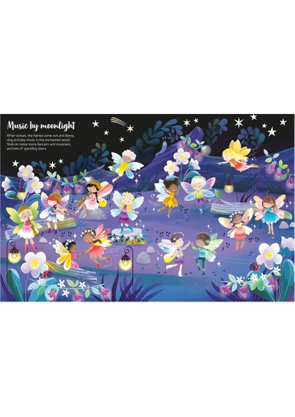 First Sticker Book Sparkly Fairies