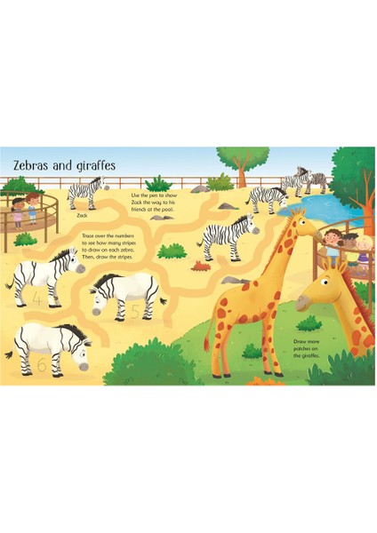 Wipe / Clean Zoo Activities
