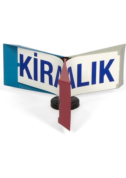 Araç Üstü Rüzgar Gülü Fırfır Tabela Satılık-Kiralık Çift Taraflı