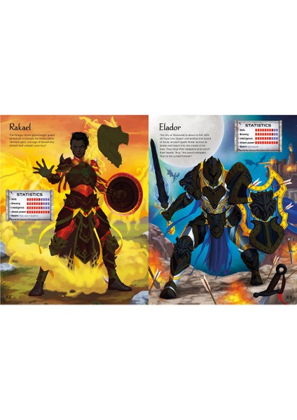Build Your Own Dragons And Fantasy Warriors Sticker Book