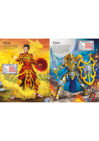 Build Your Own Dragons And Fantasy Warriors Sticker Book