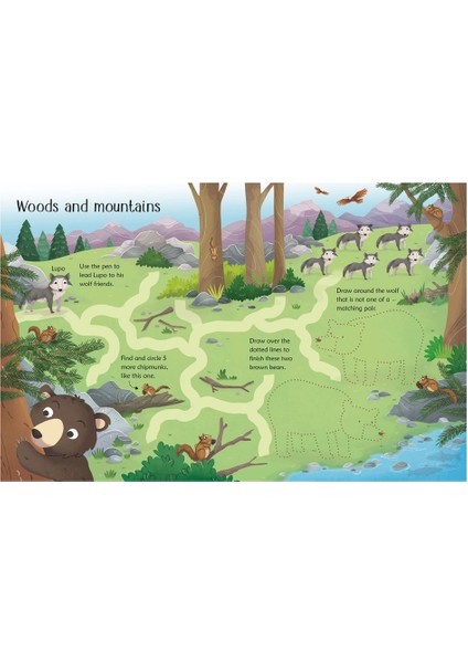 Wipe-Clean Woodland Activities
