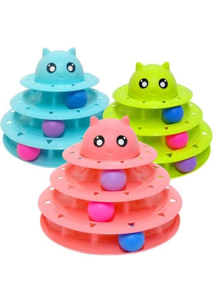 3 Katlı Kedi Oyuncağı