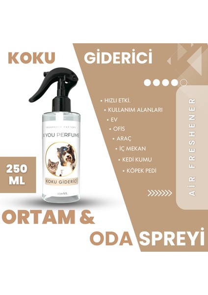 Koku Giderici 250 ml Oda ve Dolap Spreyi