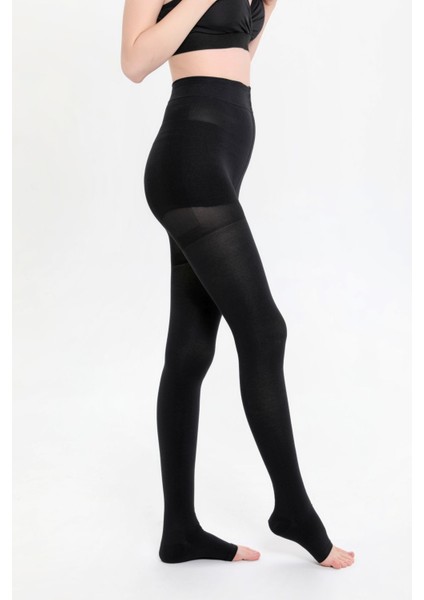 Orta Basınçlı (23 - 32 Mmhg) Külotlu Varıs Çorabı Siyah (Burnu Kapalı) fiyatları