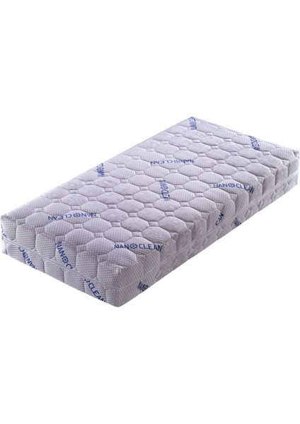 Nano Bebek Yatağı 70 x 110 Kılıflı 12 cm Sünger Yatak Park Yatak Oyun Parkı