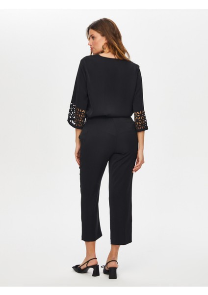 Paçası Delik Işli Slim Fit Pantolon S25PNT035