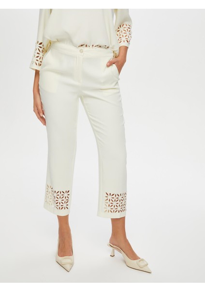 Paçası Delik Işli Slim Fit Pantolon S25PNT035 modelleri